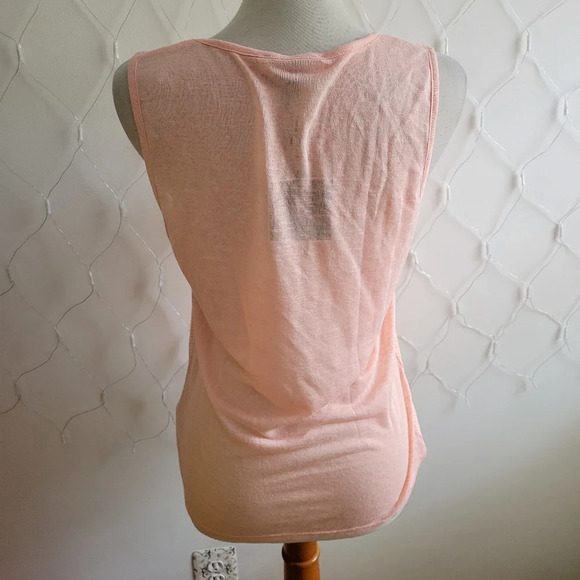 - Melanie Lyne Luxury Tank Top / Athleisure / Soft Pink / Size Large - Picture 3 of 5